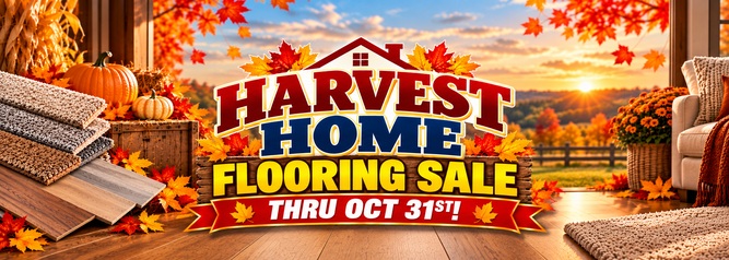 text on image Special Financing available on flooring, with couple on flooring 